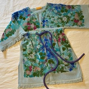 Vintage Terrycloth Dress Beach Coverup
